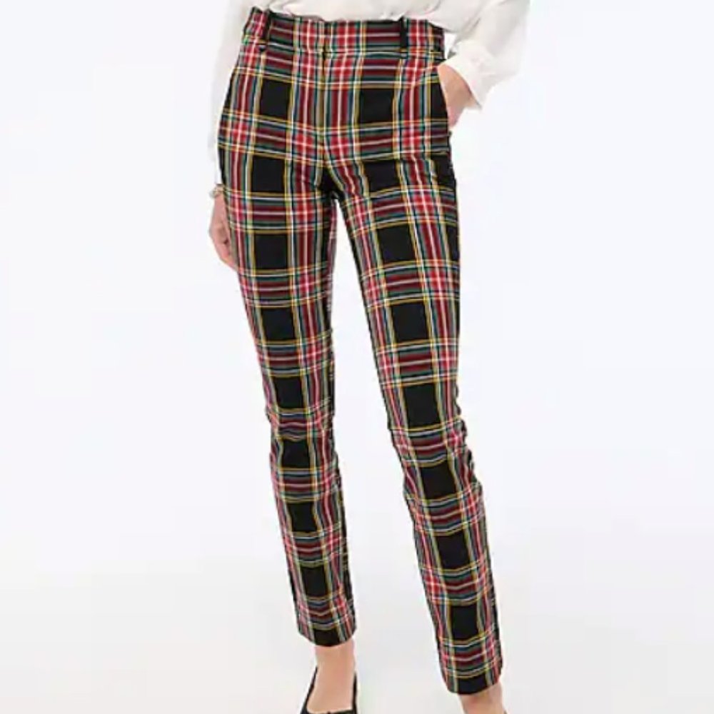 NWT J.Crew Ruby pant in Stewart tartan